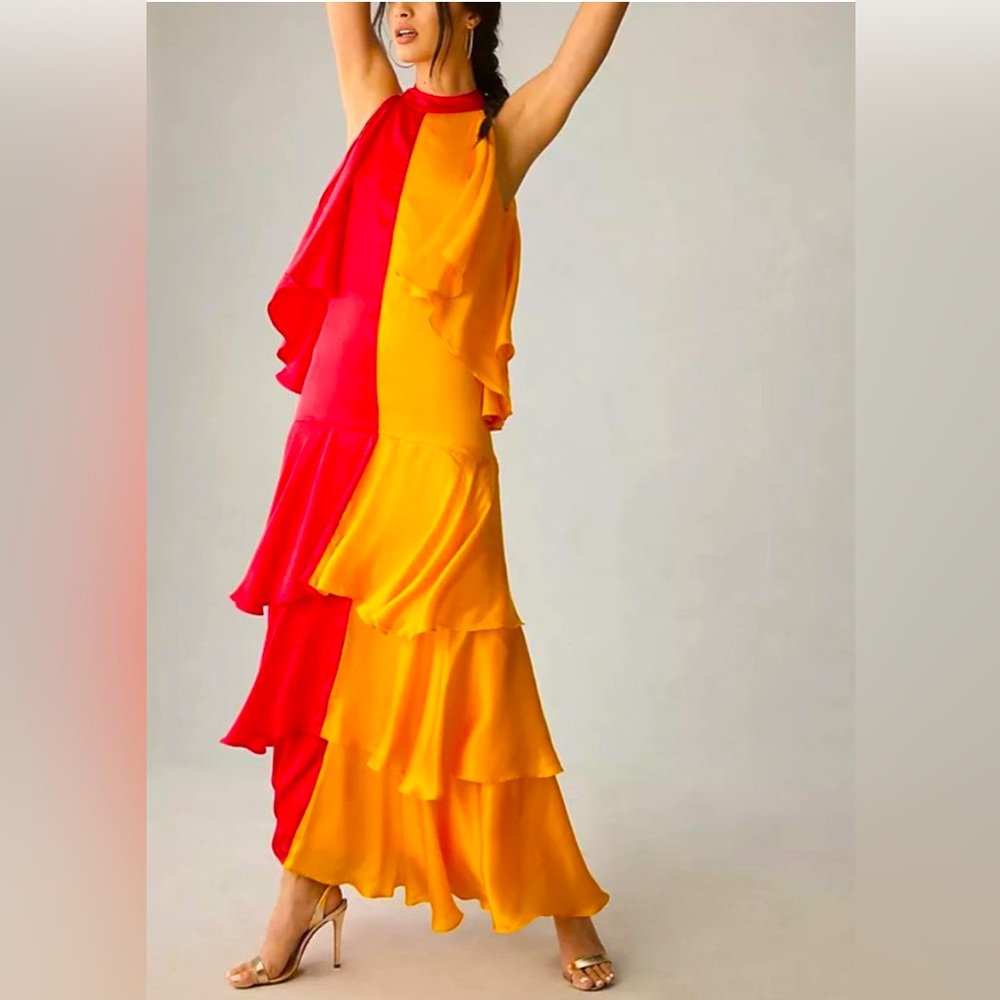 Anthropology Halter Dress